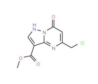 Methyl 5-(chloromethyl)-7-hydroxypyrazolo[1,5-a]-pyrimidine-3-carboxylate - chemical structure image