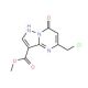 Methyl 5-(chloromethyl)-7-hydroxypyrazolo[1,5-a]-pyrimidine-3-carboxylate - chemical structure image