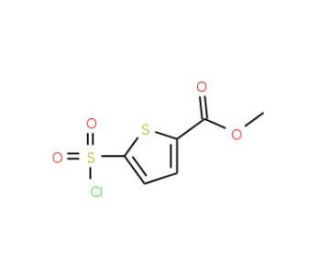 methyl 5-(chlorosulfonyl)thiophene-2-carboxylate (CAS 69816-03-1) - chemical structure image