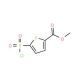 methyl 5-(chlorosulfonyl)thiophene-2-carboxylate (CAS 69816-03-1) - chemical structure image