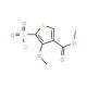 Methyl 5-(chlorosulphonyl)-4-methoxythiophene-3-carboxylate (CAS 175203-45-9) - chemical structure image