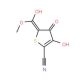 methyl 5-cyano-3,4-dihydroxythiophene-2-carboxylate - chemical structure image