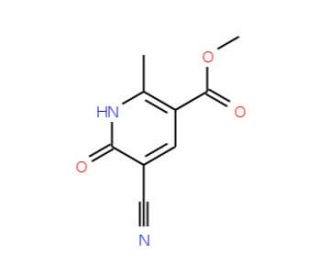 Methyl 5-cyano-6-hydroxy-2-methylnicotinate (CAS 71408-02-1) - chemical structure image