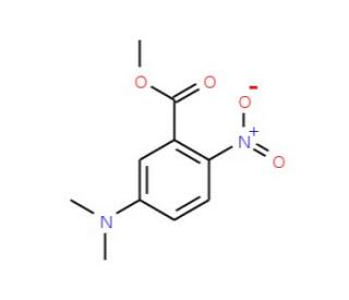 Methyl 5-(dimethylamino)-2-nitrobenzenecarboxylate (CAS 749863-29-4) - chemical structure image