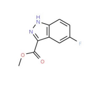 Methyl 5-fluoro-1H-indazole-3-carboxylate (CAS 78155-73-4) - chemical structure image