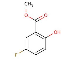 Methyl 5-fluoro-2-hydroxybenzoate (CAS 391-92-4) - chemical structure image