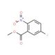 Methyl 5-fluoro-2-nitrobenzoate (CAS 393-85-1) - chemical structure image