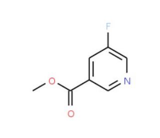 Methyl 5-fluoronicotinate (CAS 455-70-9) - chemical structure image