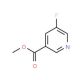Methyl 5-fluoronicotinate (CAS 455-70-9) - chemical structure image