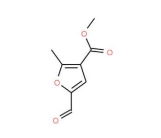 Methyl 5-formyl-2-methyl-3-furoate (CAS 81661-26-9) - chemical structure image