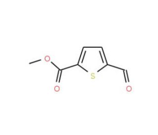 Methyl 5-formylthiophene-2-carboxylate (CAS 67808-64-4) - chemical structure image