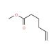 Methyl 5-hexenoate (CAS 2396-80-7) - chemical structure image