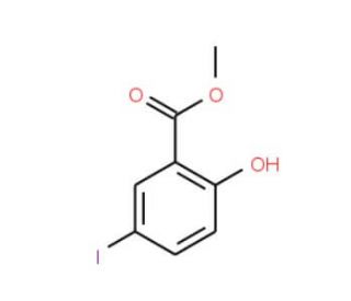 Methyl 5-iodosalicylate (CAS 4068-75-1) - chemical structure image