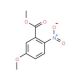 Methyl 5-methoxy-2-nitrobenzoate (CAS 2327-45-9) - chemical structure image