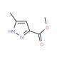 Methyl 5-methyl-1H-pyrazole-3-carboxylate (CAS 25016-17-5) - chemical structure image