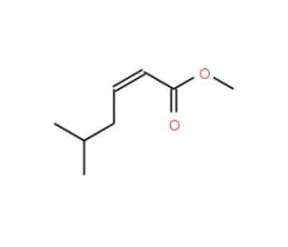Methyl 5-methyl-2-hexenoate (CAS 75513-56-3) - chemical structure image