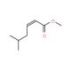 Methyl 5-methyl-2-hexenoate (CAS 75513-56-3) - chemical structure image