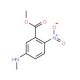 Methyl 5-(methylamino)-2-nitrobenzenecarboxylate - chemical structure image