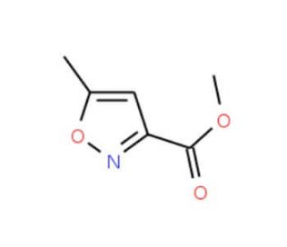 Methyl 5-methylisoxazole-3-carboxylate (CAS 19788-35-3) - chemical structure image