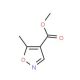 Methyl 5-Methylisoxazole-4-carboxylate (CAS 100047-54-9) - chemical structure image