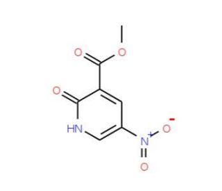 methyl 5-nitro-2-oxo-1,2-dihydropyridine-3-carboxylate (CAS 856579-28-7) - chemical structure image