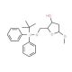 Methyl 5-O-(tert-butyldiphenylsilyl)-2-deoxy-b-D-ribofuranoside (CAS 130144-86-4) - chemical structure image