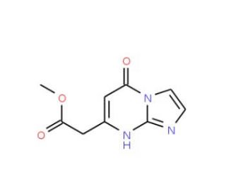 Methyl (5-oxo-5,8-dihydroimidazo[1,2-a]pyrimidin-7-yl)acetate - chemical structure image