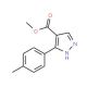 Methyl 5-p-tolylpyrazole-4-carboxylate (CAS 1150164-02-5) - chemical structure image