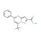 methyl 5-phenyl-7-(trifluoromethyl)pyrazolo[1,5-a]pyrimidine-2-carboxylate - chemical structure image