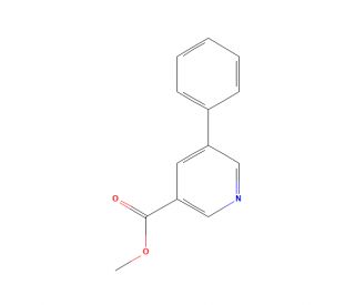 Methyl 5-phenylnicotinate (CAS 10177-13-6) - chemical structure image