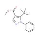 Methyl 5-t-butyl-1-phenyl-1H-pyrazole-4-carboxylate (CAS 1150164-50-3) - chemical structure image