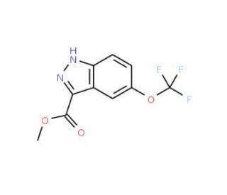 Methyl 5-(trifluoromethoxy)-1H-indazole-3-carboxylate (CAS 932041-12-8) - chemical structure image