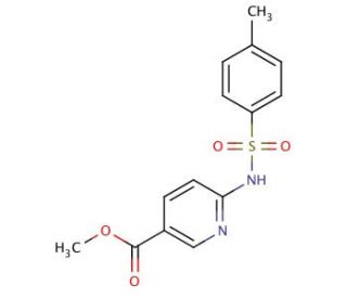 Methyl 6-{[(4-methylphenyl)sulfonyl]imino}-3(1H)-pyridinecarboxylate (CAS 209971-44-8) - chemical structure image