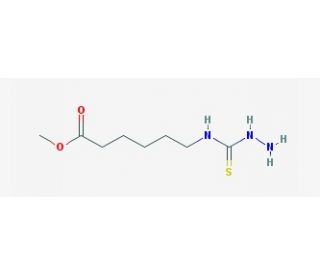 methyl 6-[(hydrazinocarbonothioyl)amino]hexanoate - chemical structure image