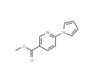Methyl 6-(1H-pyrrol-1-yl)nicotinate - chemical structure image
