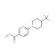 Methyl 6-[4-(trifluoromethyl)piperidino]nicotinate - chemical structure image