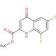 Methyl 6,8-difluoro-4-hydroxyquinoline-2-carboxylate (CAS 1065074-53-4) - chemical structure image