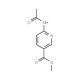 Methyl 6-(acetylamino)nicotinate (CAS 98953-23-2) - chemical structure image