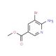 Methyl 6-amino-5-bromonicotinate (CAS 180340-70-9) - chemical structure image