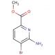 Methyl 6-amino-5-bromopicolinate - chemical structure image