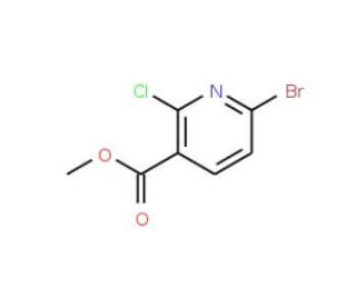 Methyl 6-bromo-2-chloronicotinate (CAS 1142192-03-7) - chemical structure image