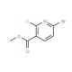 Methyl 6-bromo-2-chloronicotinate (CAS 1142192-03-7) - chemical structure image