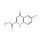 Methyl 6-bromo-4-oxo-1,4-dihydroquinoline-2-carboxylate (CAS 262586-62-9) - chemical structure image