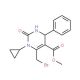 methyl 6-(bromomethyl)-1-cyclopropyl-2-oxo-4-phenyl-1,2,3,4-tetrahydropyrimidine-5-carboxylate - chemical structure image