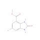 Methyl 6-chloro-2-oxo-2,3-dihydro-1H-benzo[d]imidazole-4-carboxylate (CAS 1388041-76-6) - chemical structure image