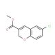 Methyl 6-chloro-2H-chromene-3-carboxylate (CAS 68281-65-2) - chemical structure image