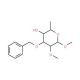 Methyl 6-Deoxy-2-O-methyl-3-O-benzyl-α-D-galactopyranoside (CAS 110594-91-7) - chemical structure image