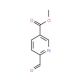 Methyl 6-formylnicotinate (CAS 10165-86-3) - chemical structure image