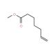 Methyl 6-heptenoate (CAS 1745-17-1) - chemical structure image