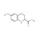 Methyl 6-methoxy-1,2,3,4-tetrahydro-quinoline-2-carboxylate (CAS 176641-35-3) - chemical structure image